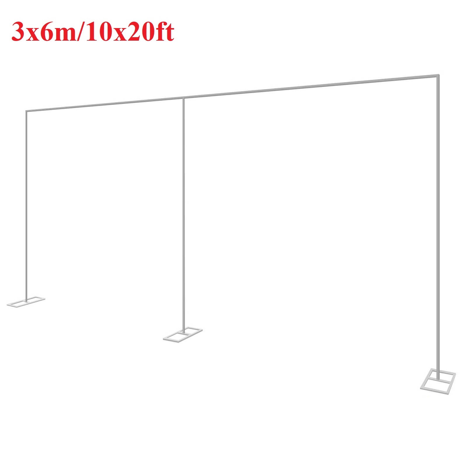 Confetti Balloon Set - 3x6m/10x20ft メタルウェディングアーチスタンド高耐久写真撮影背景カーテンフレームバルーンフラワーデコレーションラック植物サポート