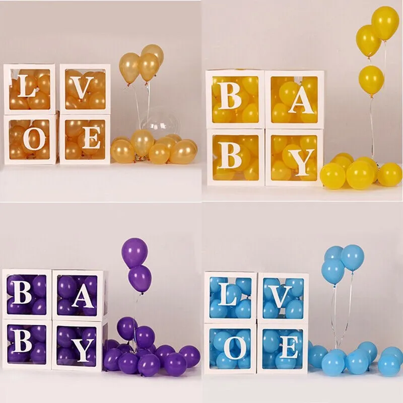 レターバルーンボックス　初めての1歳の誕生日パーティー飾り付 - Confetti Balloon Set のレビューと価格