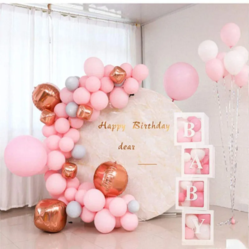 レターバルーンボックス　初めての1歳の誕生日パーティー飾り付 - Confetti Balloon Set のレビューと価格