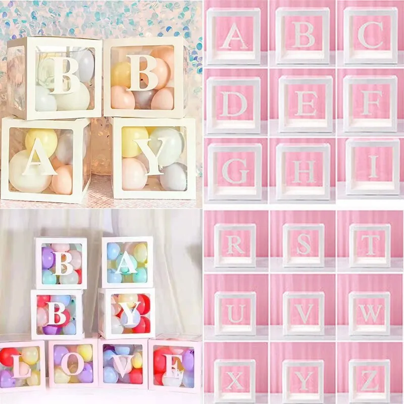 レターバルーンボックス　初めての1歳の誕生日パーティー飾り付 - Confetti Balloon Set のレビューと価格