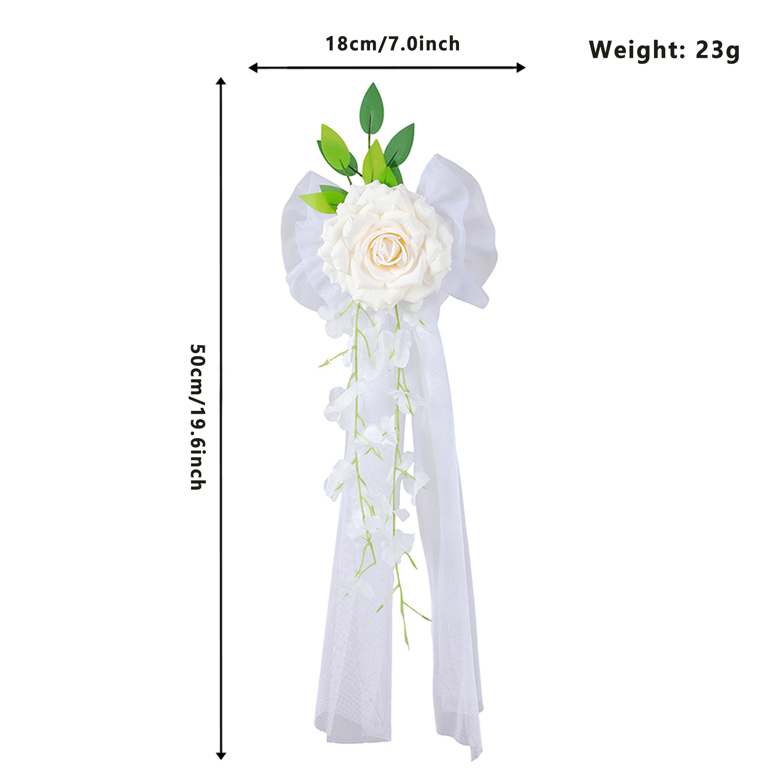 造花 ウェディングカーの装飾 リアルな造花 リボン付き ピュ - Wedding Ceremony Supply のレビューと価格