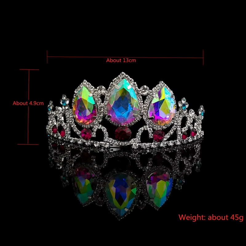 ファッション花嫁の結婚式のティアラバロックかぶとクリスタルラ - Wedding Supply Store のレビューと価格