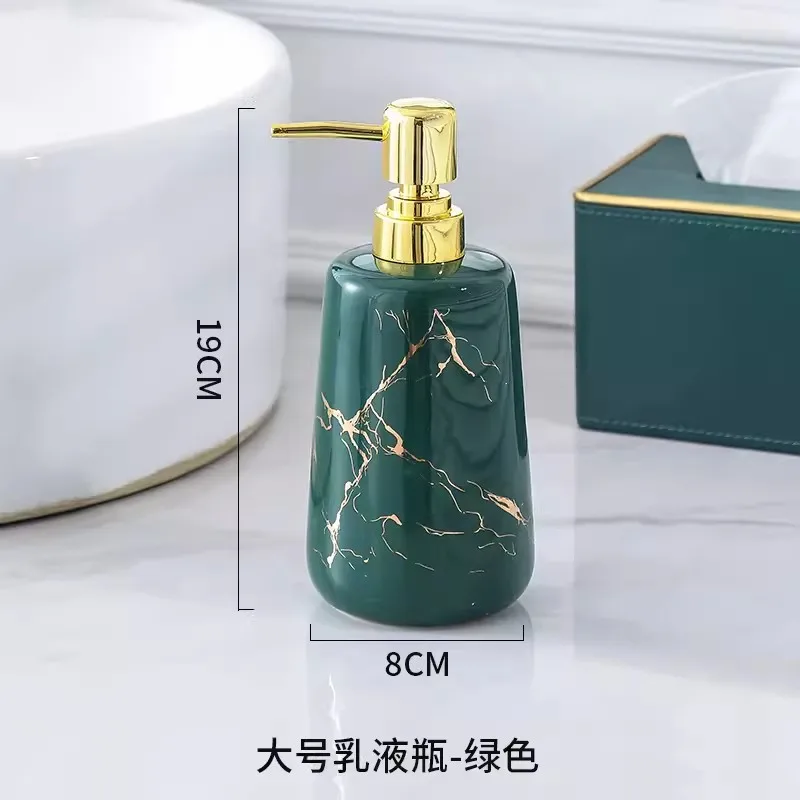 結婚式用品キット 大理石模様の陶器製バスルームアクセサリーセ - Wedding Bathroom Supply Kit のレビューと価格