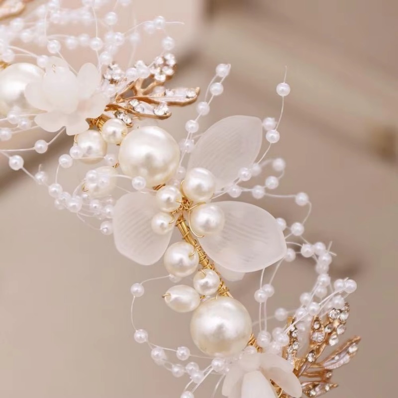 かわいいプリンセスクラウン帽子フラワーリースヘッドバンド子供 - Wedding Supply Store のレビューと価格